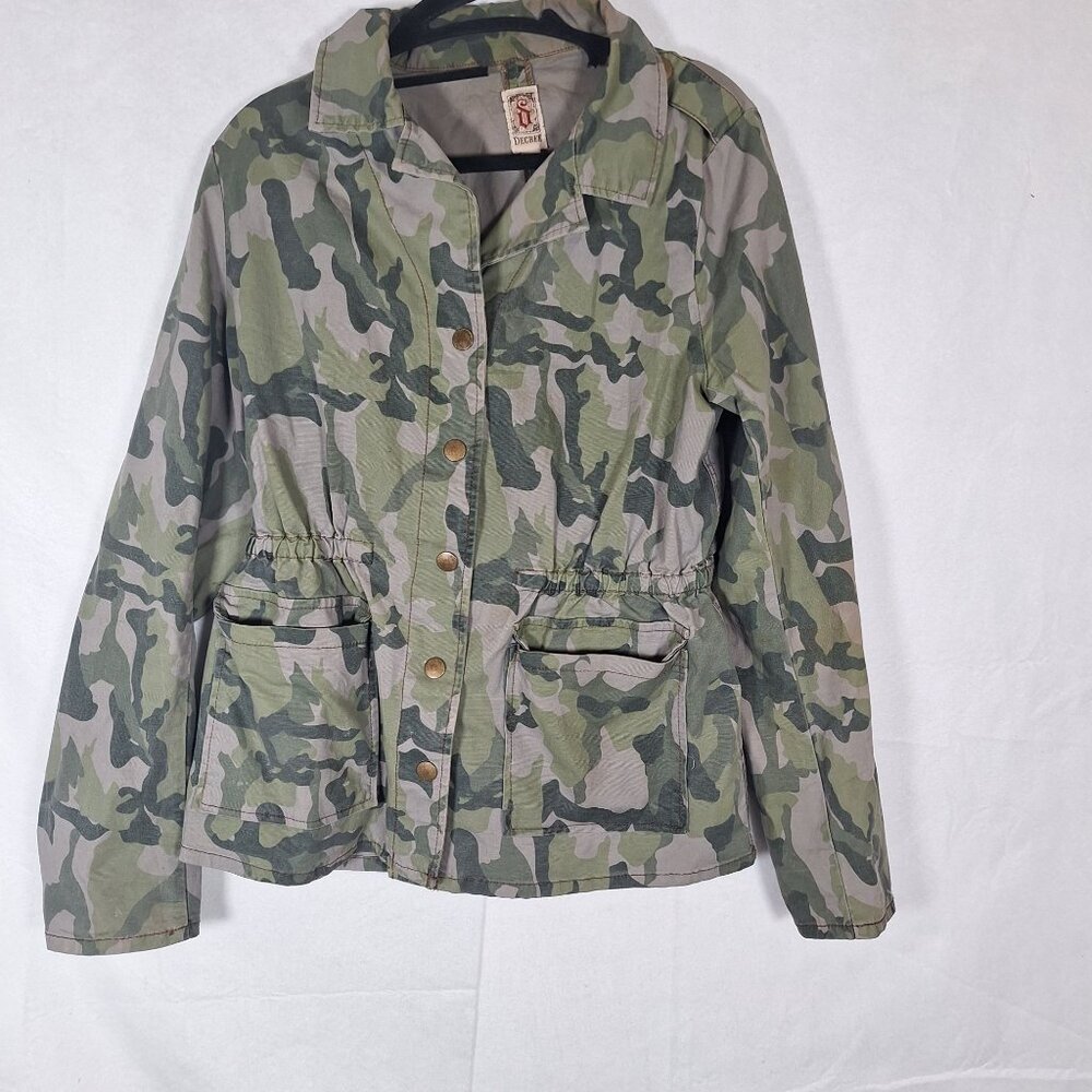 Decree Camo Womens Jacket Size Medium - image 1